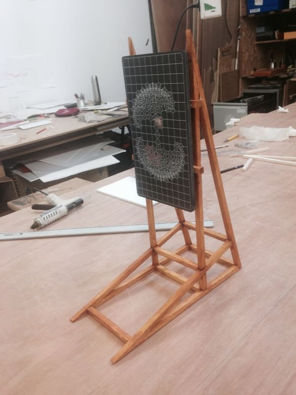 Maquette for the 'Agitprops', sculptural stands for the Frome Festival performance.
