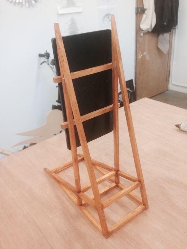 Maquette for the 'Agitprops', sculptural stands for the Frome Festival performance.1
