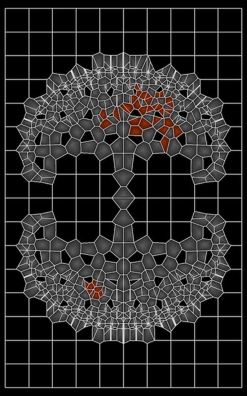 Screen shot of organism developing tumours 2