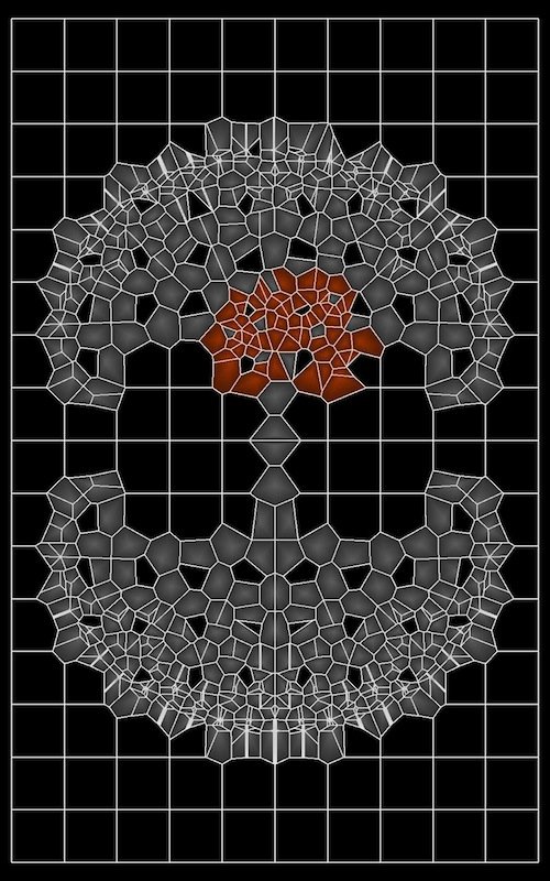 Screen shot of organism developing tumours